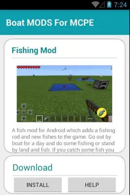 Boat MODS For MCPE android App screenshot 0