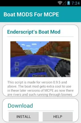 Boat MODS For MCPE android App screenshot 1