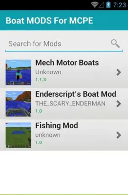 Boat MODS For MCPE android App screenshot 3